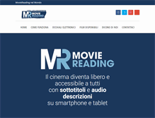 Tablet Screenshot of moviereading.com